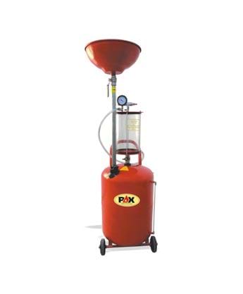 Air-Op. Waste-Oil Extractor With Bell-Jar - Funnel